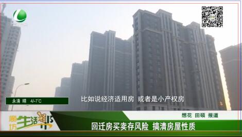 回遷房買賣存風險高清房屋性質(zhì)