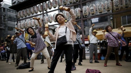 資料圖:日本老人(來源:路透社)