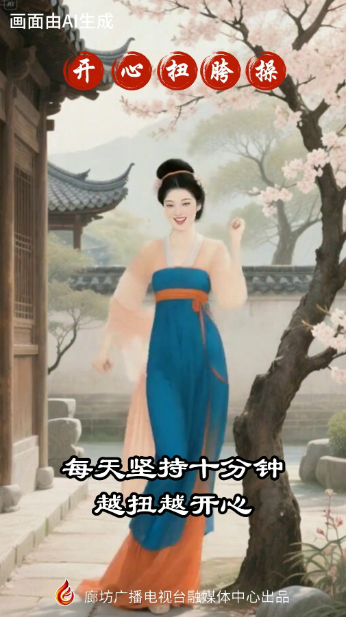 AI短視頻丨開(kāi)心扭胯操