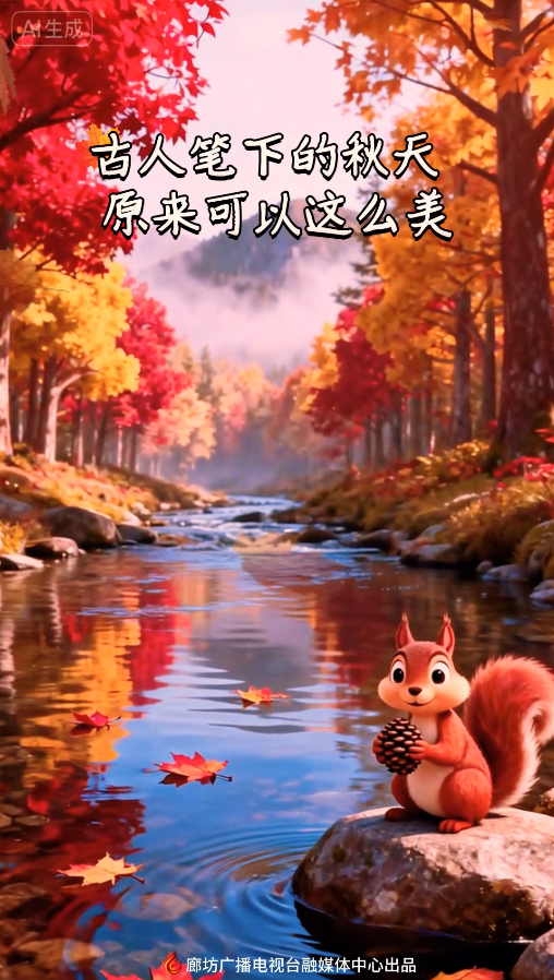 【文化潤(rùn)廊·AI“畫(huà)”古詩(shī)】丨古人筆下的秋天，原來(lái)可以這么美