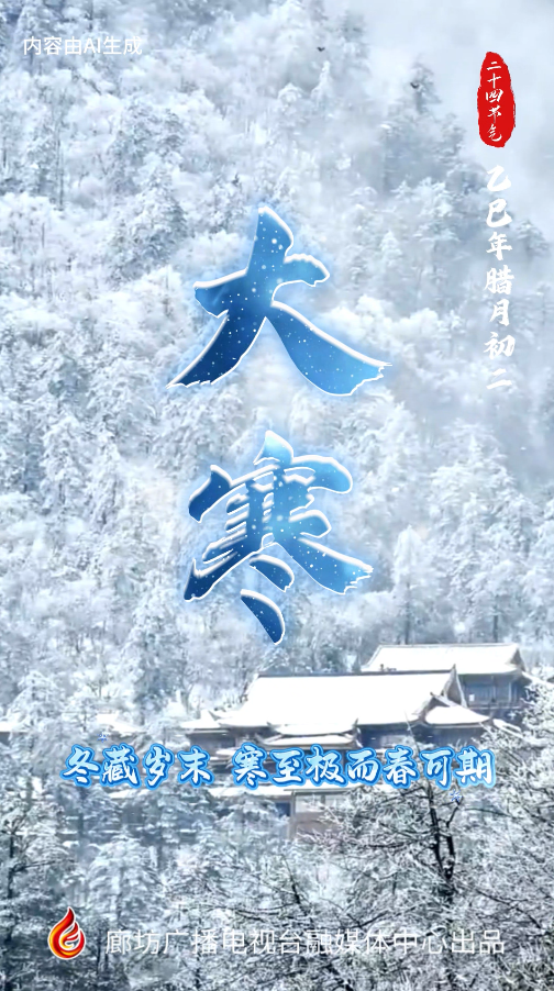 AI短視頻丨【時(shí)光映畫(huà)·二十四節(jié)氣】冬藏歲末，寒至極而春可期