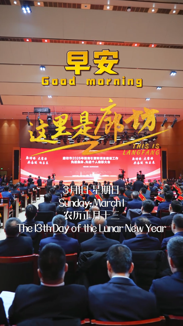 【這里是廊坊】廊坊市2025年招商引資和項(xiàng)目建設(shè)工作先進(jìn)集體 先進(jìn)個人表彰大會召開