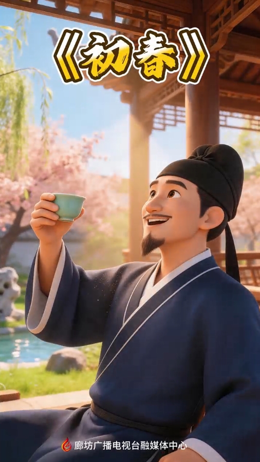 【文化潤廊·AI“畫”古詩】丨《初春》王績