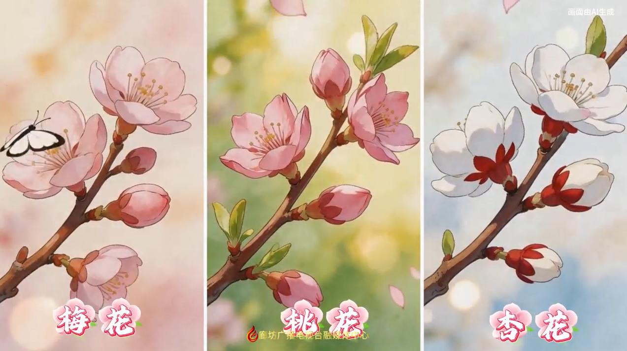 AI短視頻丨1分鐘認(rèn)清春日花